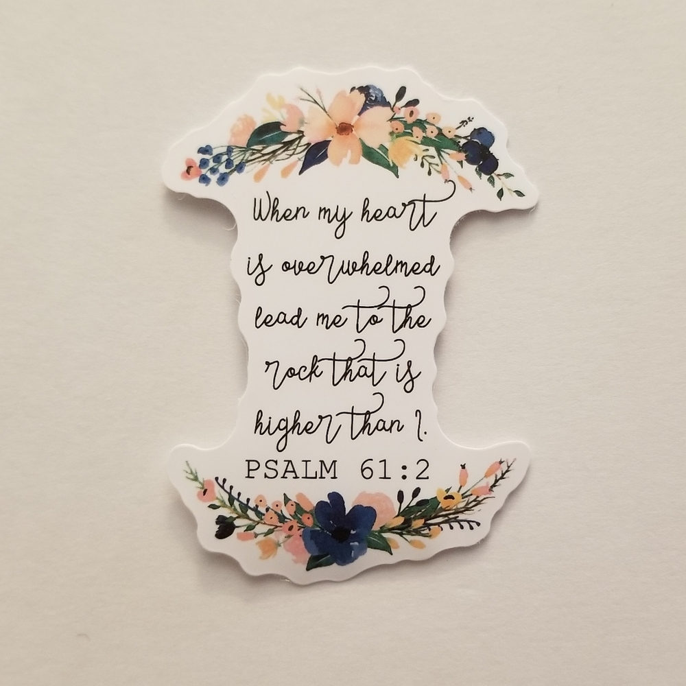 10/$10 Psalm Bible Verse Sticker